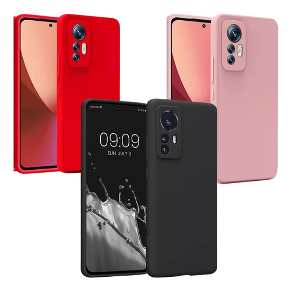 Carcasa Silicona Slim Antihuellas Para Xiaomi 12 /12x