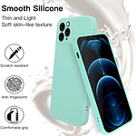 Carcasa Silicona Slim Antihuellas  Para iPhone 13 /pro /max 