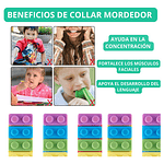 Pack 2 Mordedores Sensoriales Libre de BPA TEA