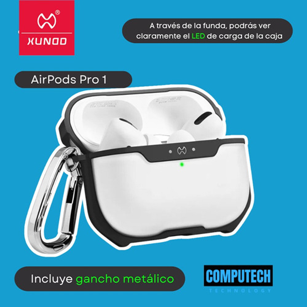 Funda Para AirPods Pro Militar Grade Carcasa Antigolpes 