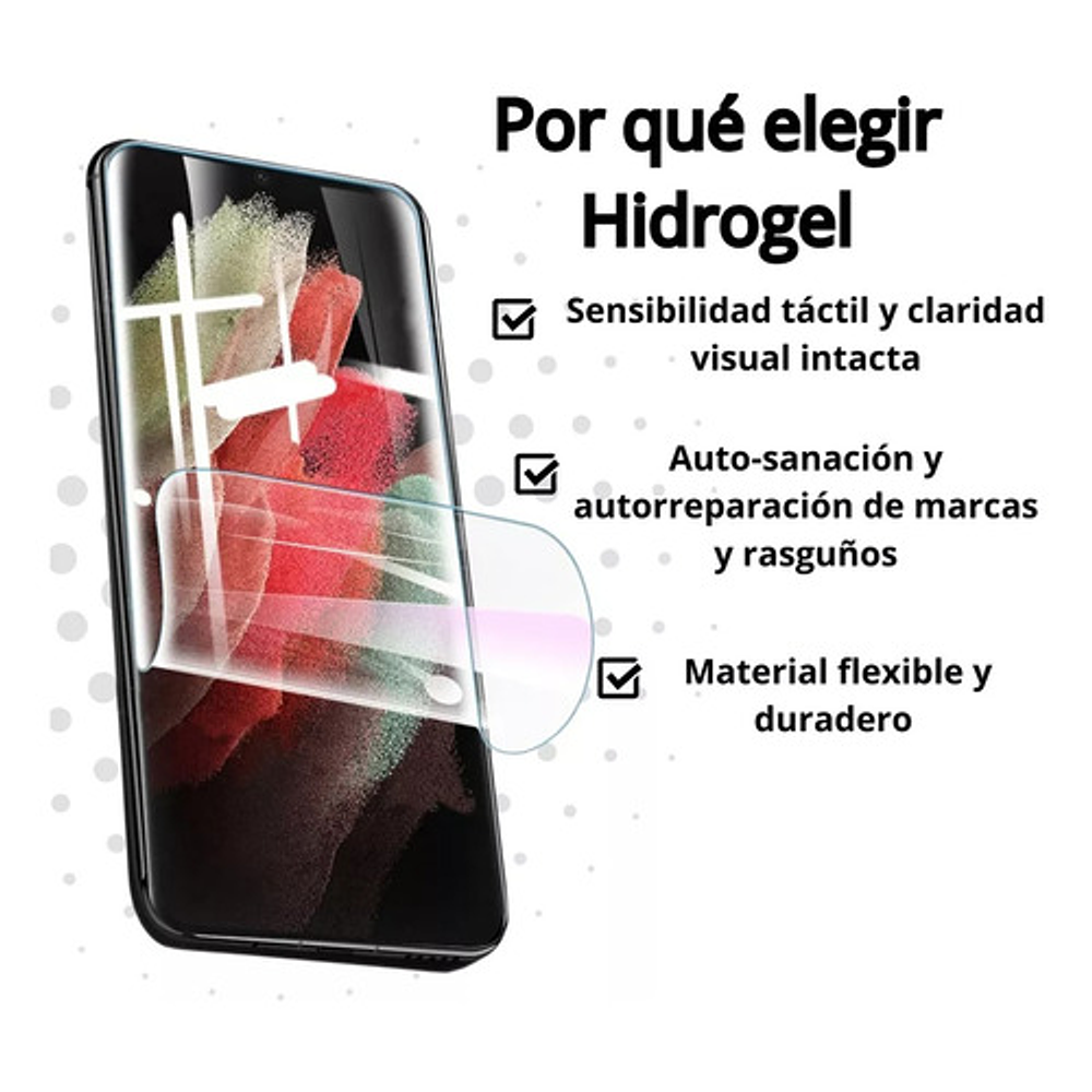 Lámina Hidrogel Full Pegamento Para iPhone 14 / 14 Pro / Max