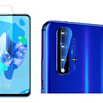 Pack Huawei Nova 5t Mica Vidrio 9h + Protector Cámara 