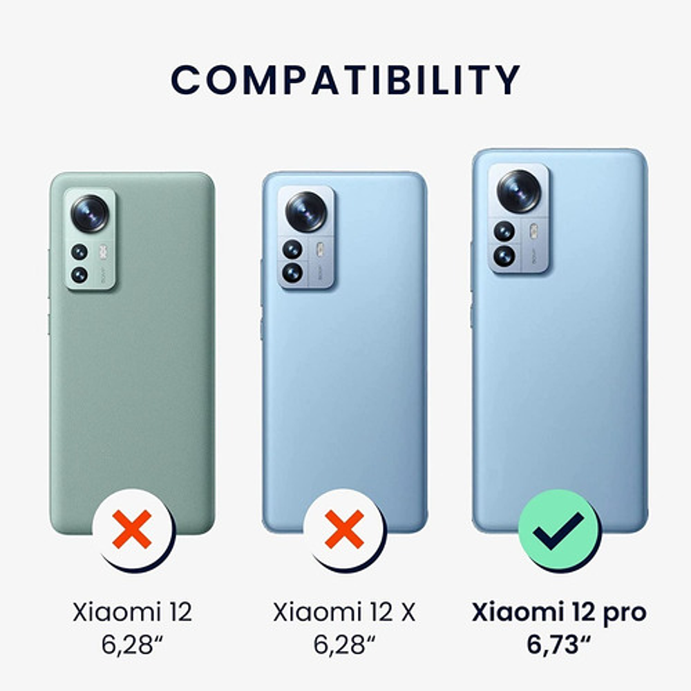 Carcasa Silicona Slim Antihuellas Para Xiaomi Mi 12 Pro