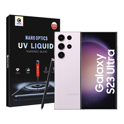  Vidrio Templado Completo 3d Uv Para Samsung S23 Ultra