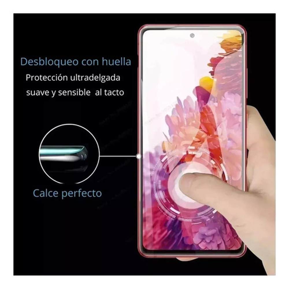 Xiaomi Redmi Note 8 Pro Lámina Hidrogel Full Pegamento Flex