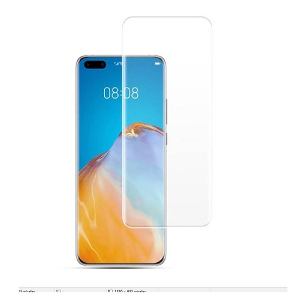 Huawei P40 Carcasa Silicona Antihuellas + Vidrio 9h