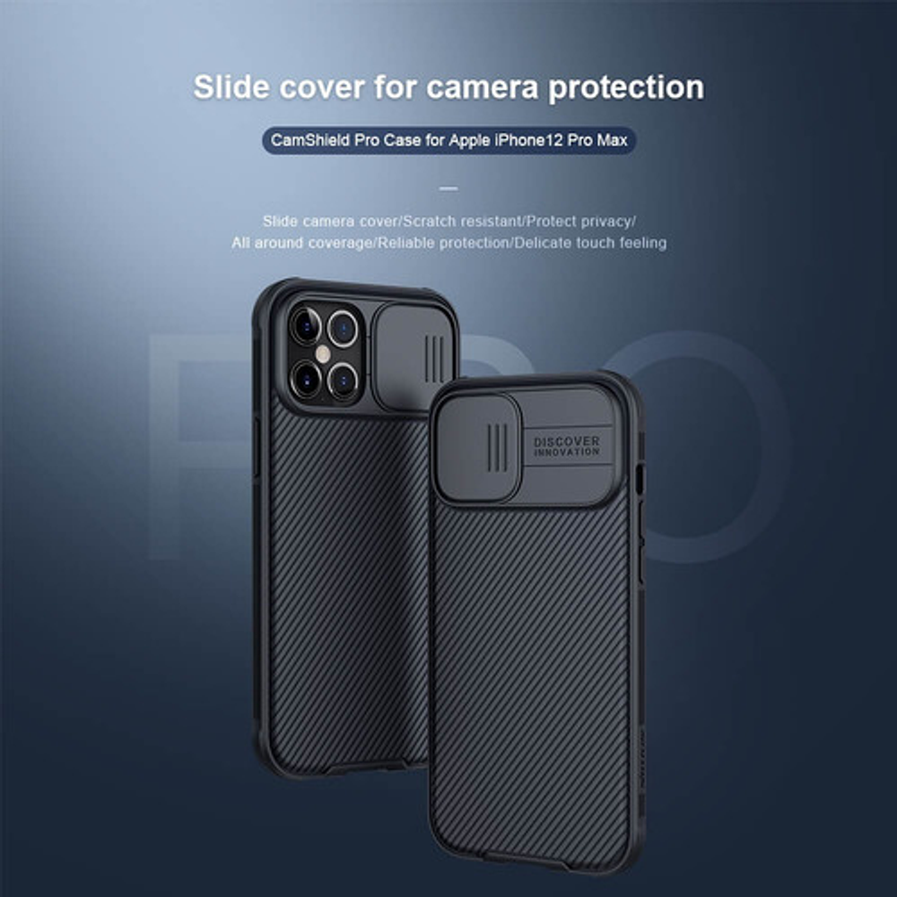  Carcasa Nillkin Camshield Pro Para iPhone 12 /pro/ Pro Max 