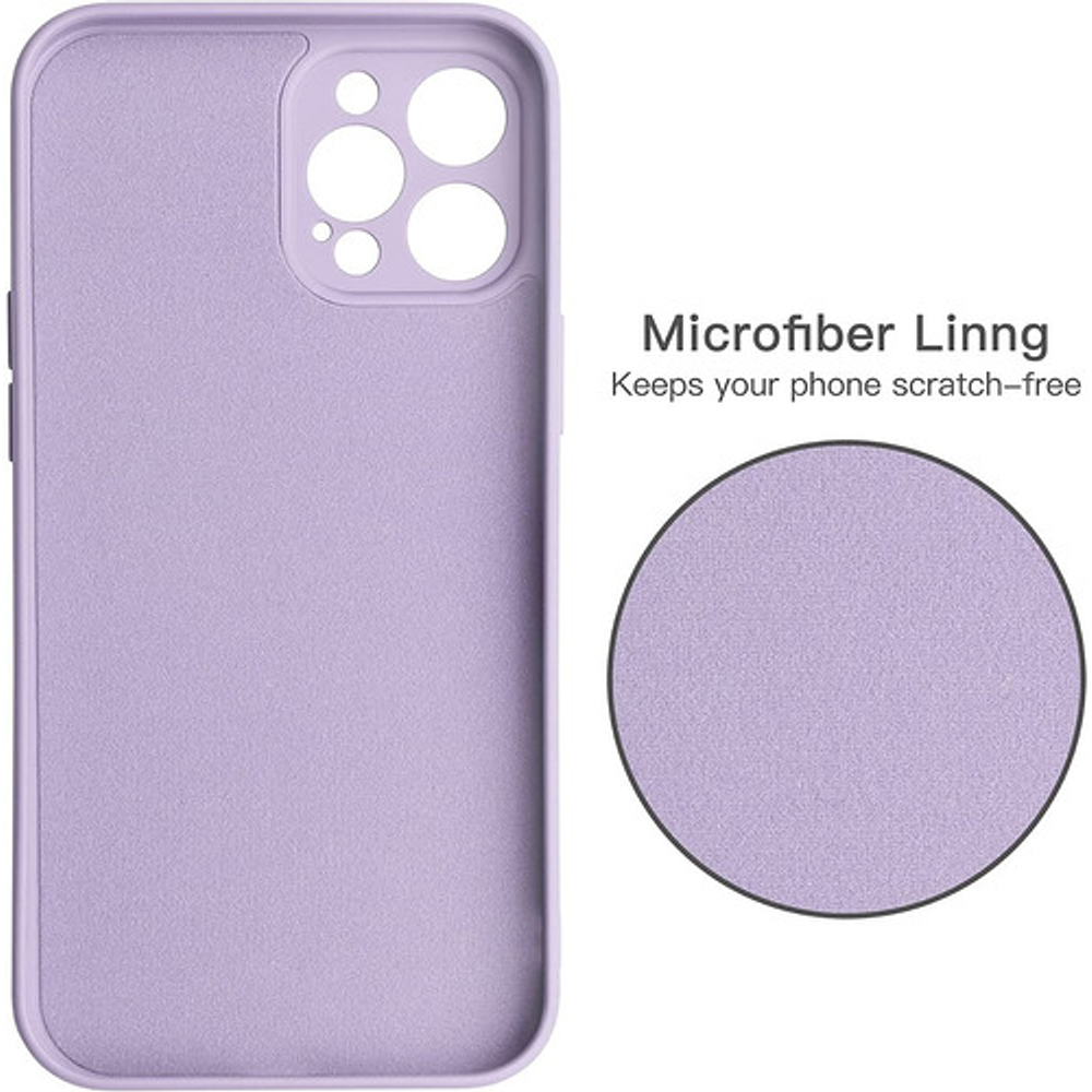 Carcasa Silicona Slim Antihuellas Para iPhone 12 / Pro /max 