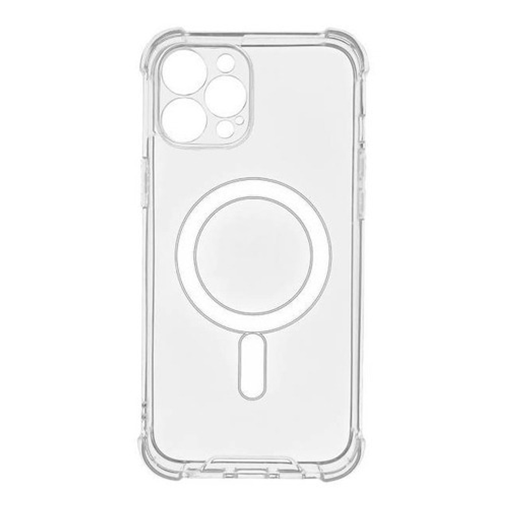 Carcasa Clear Antishock Para Magsafe iPhone 14 / Pro / Max Color Transparente