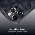 Carcasa Nillkin Tactics Tpu Para iPhone 12/pro /pro Max Color Negro iPhone 12/12 Pro
