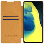 Samsung Galaxy A72 Flip Cover Premium Nillkin Ecocuero Color Café