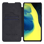 Samsung Galaxy A72 Flip Cover Premium Nillkin Ecocuero Color Negro