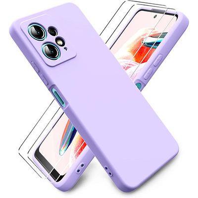 Carcasa Silicona Slim Para Xiaomi Redmi Note 12 4g Violeta 