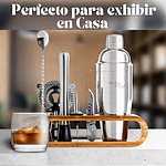 Juego Coctelera Set Utensilios Cóctel De Bar Inoxidable 10pz