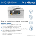 Multifuncional Brother MFC-J6940DW, Impresora, Copiadora, Escáner y Fax, Doble Carta, Wi-Fi, Ethernet, USB.
