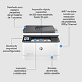 Multifuncional HP LaserJet Pro 3103fdw, Impresora, Copiadora, Escáner y Fax, Wi-Fi, Ethernet, USB.