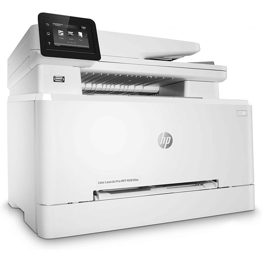 Multifuncional HP LaserJet Pro M283fdw, Impresora Láser a Color, Copiadora, Escáner y Fax, ADF hasta 50 hojas, Wi-Fi, Ethernet, USB.