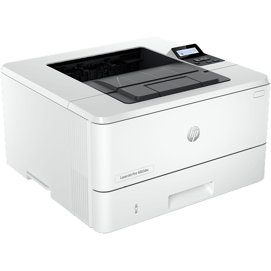 Impresora Láser Monocromática HP LaserJet Pro 4003dw, hasta 42 ppm, Resolución de 1200 x 1200 dpi, Wi-Fi, Bluetooth, Ethernet, USB. Color Blanco.