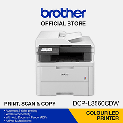 Multifuncional Brother DCP-L3560CDW, Color, LED, Inalámbrico, Print/Scan/Copy