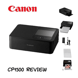 Impresora Fotográfica Canon SELPHY CP1500, Compacta, Resolución hasta 300 x 300 dpi, USB, Wi-Fi, 