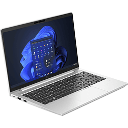 Laptop HP EliteBook 640 G10: Procesador Intel Core i5 1335U (hasta 4.6 GHz), Memoria de 16GB DDR4, SSD de 512GB, Pantalla de 14" LED, Video UHD Graphics, S.O. Windows 11 Pro (64 Bits).