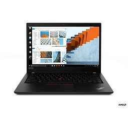 Laptop Lenovo ThinkPad T14: Procesador AMD Ryzen 5 PRO 4650U (hasta 4.0 GHz), Memoria de 8GB DDR4, SSD de 256GB, Pantalla de 14" LED, Video Radeon Graphics, S.O. Windows 10 Pro (64 Bits)