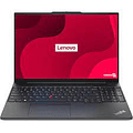 Laptop Lenovo ThinkPad E16: Procesador Intel Core i7 1335U (hasta 5.0 GHz), Memoria de 16GB DDR4, SSD de 512GB, Pantalla de 16" LED, Video Iris Xe Graphics, S.O. Windows 11 Pro (64 Bits)