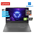 Laptop Gamer Lenovo LOQ 16APH8: Procesador AMD Ryzen 7 7840HS (Hasta 5.1 GHz), Memoria de 16GB DDR5, SSD de 1TB, Pantalla de 16" WUXGA LED, Video NVIDIA GeForce RTX 4060, S.O. Windows 11 Home (64 Bits