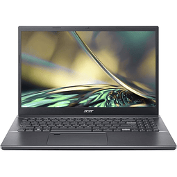Laptop Acer Aspire 5: Procesador Intel Core i7-1255U (hasta 4.7 GHz), Memoria de 16GB DDR4, SSD de 512GB, Pantalla de 15.6" LED, Video Iris Xe Graphics, S.O. Windows 11 Pro (64 Bits).