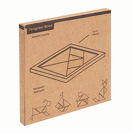 Puzzle de madeira "Tangram Base"