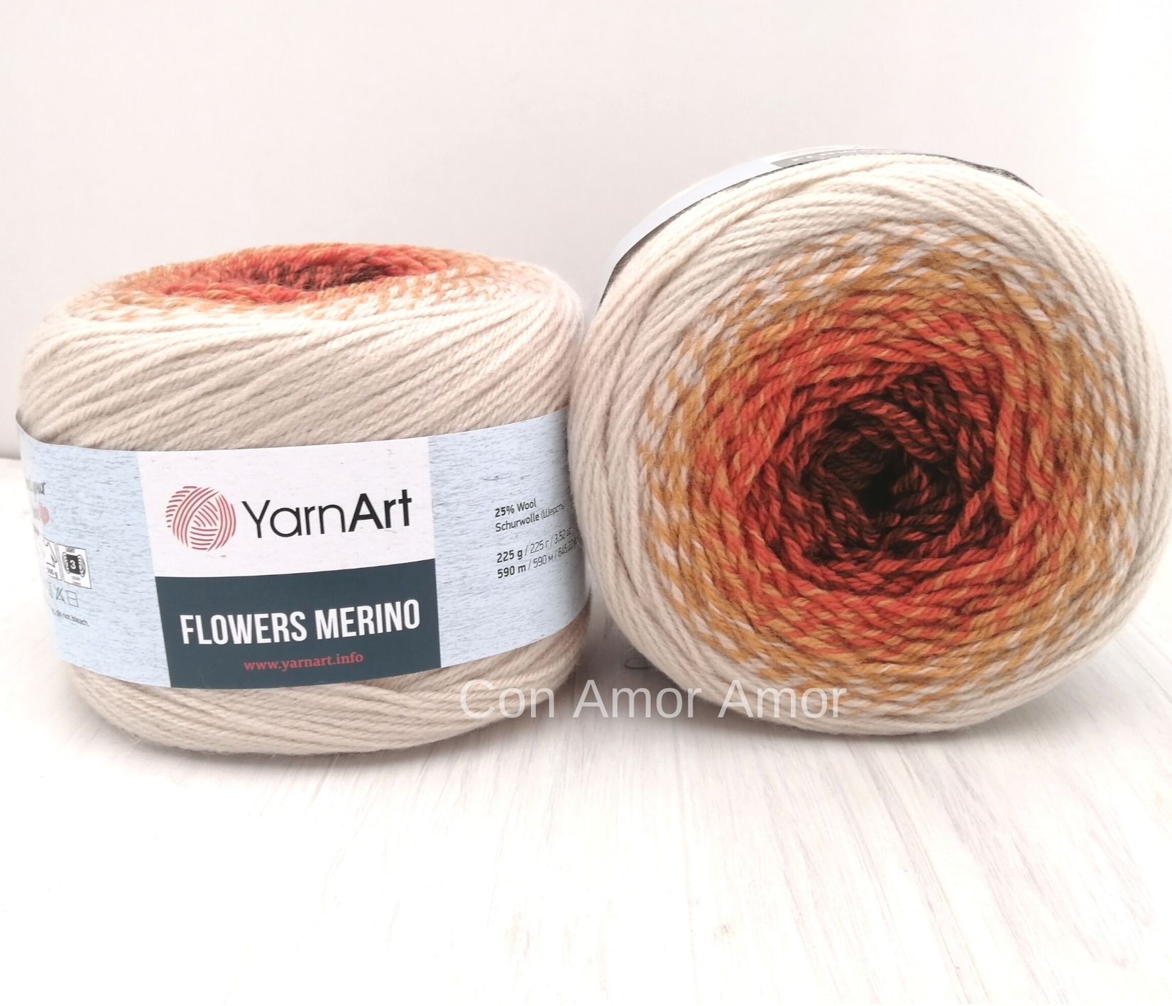 Flowers MERINO 225gr