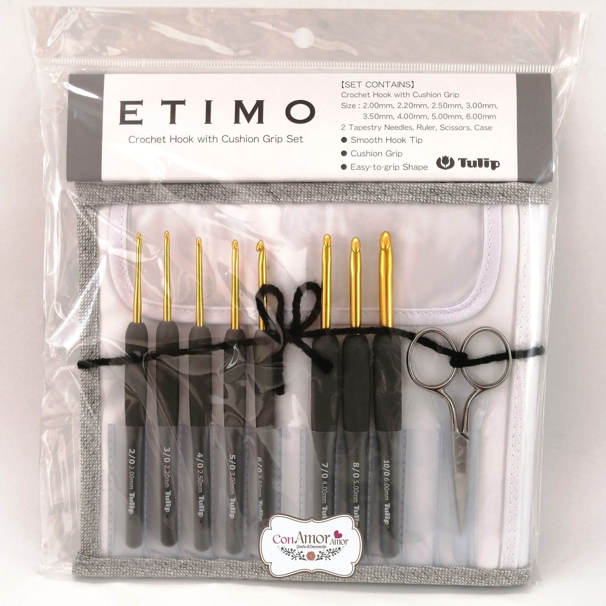 Tulip TP1166 Etimo Crochet Hook Set 