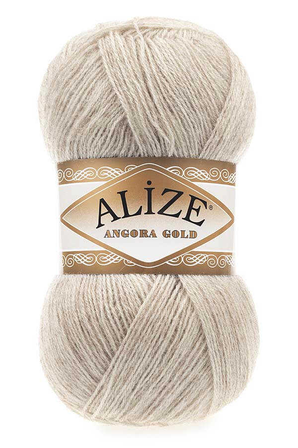 Angora Gold de Alize – Ovillo Fino Suave y Rendidor 100g – 80% Acrílico 20% Lana