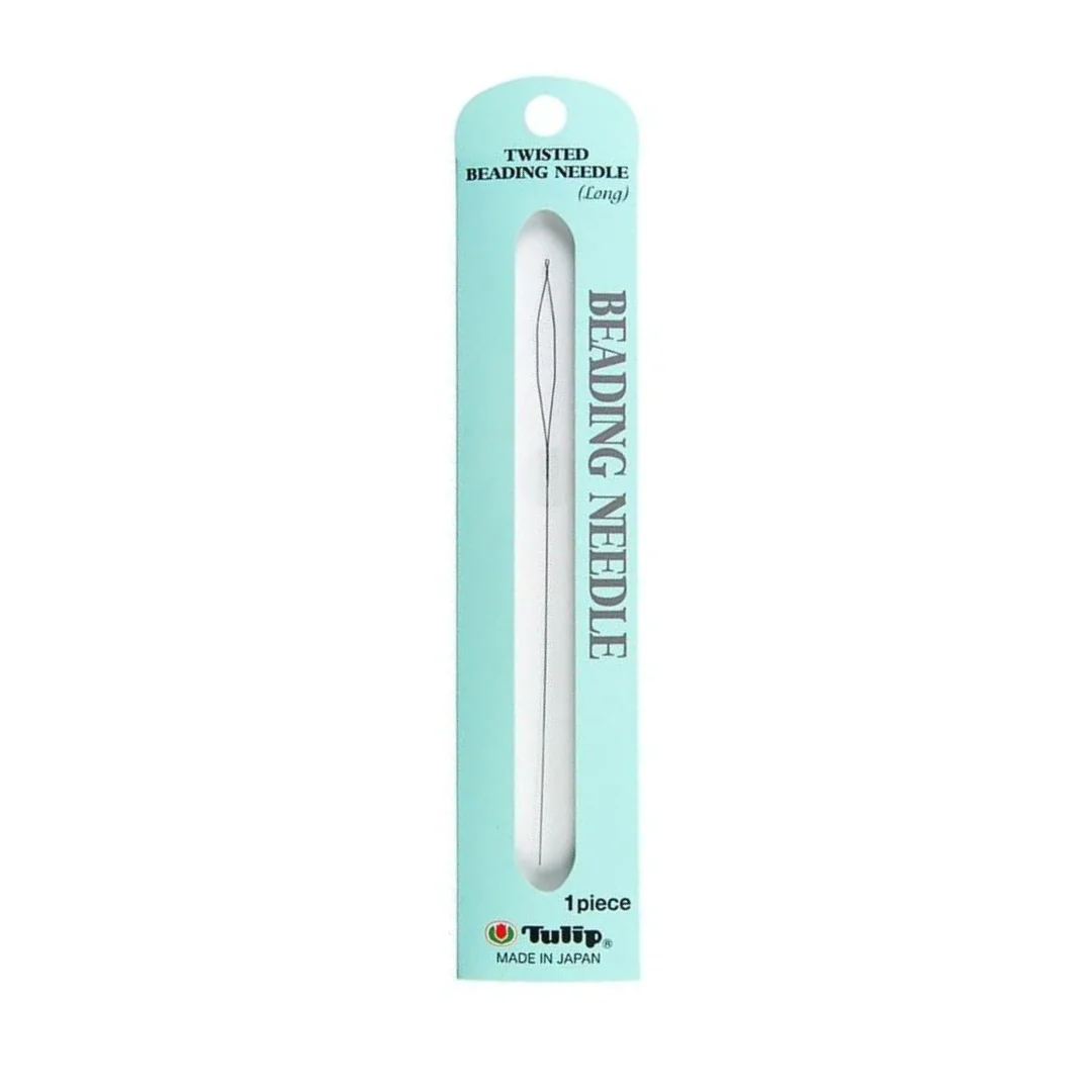 Aguja Larga para Mostacillas Twisted Beading Needles Long