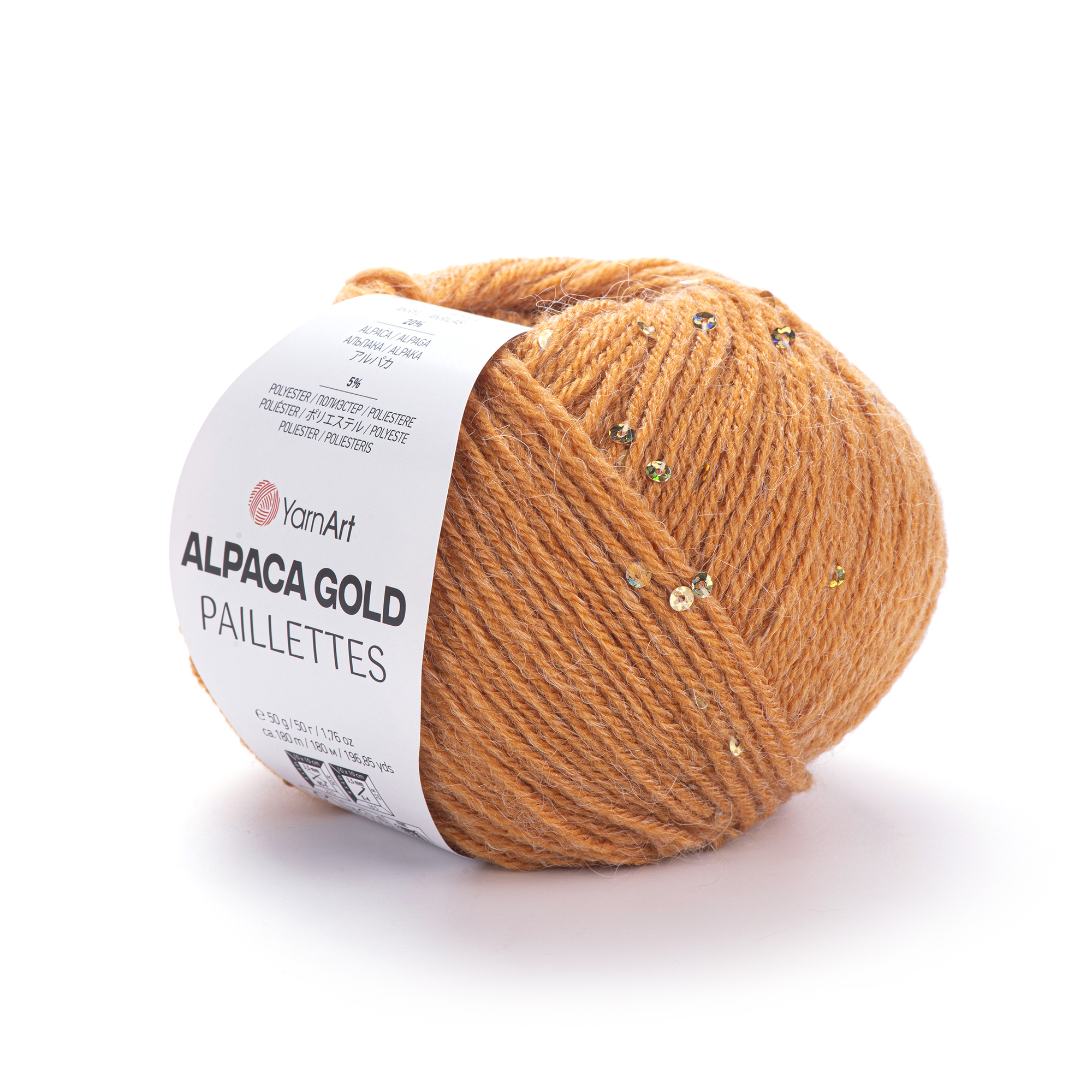 Alpaca Gold Paillettes