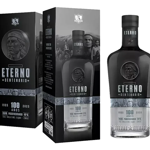 Pisco Eterno Centenario 40° - Reservado Transparente 700ml