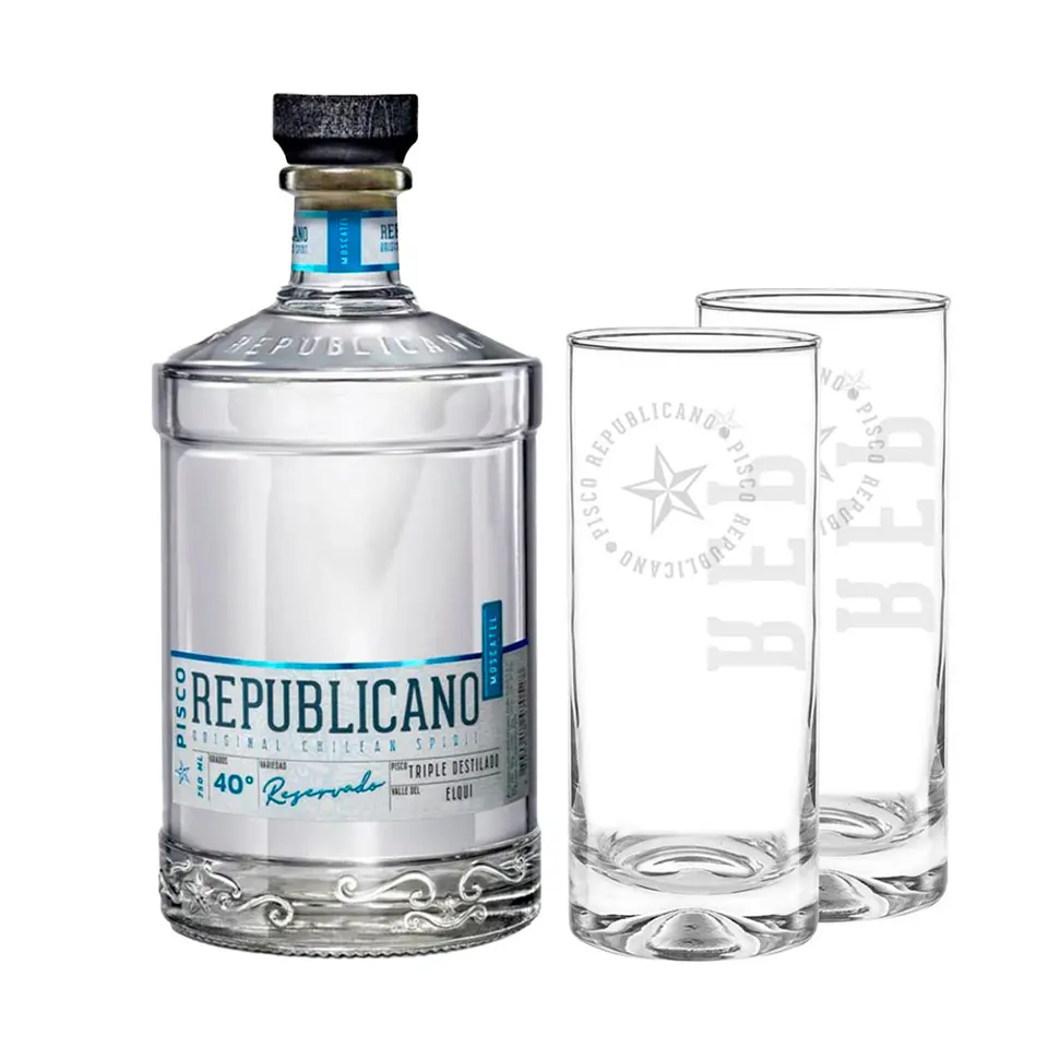 Pisco Republicano Moscatel 40° 2