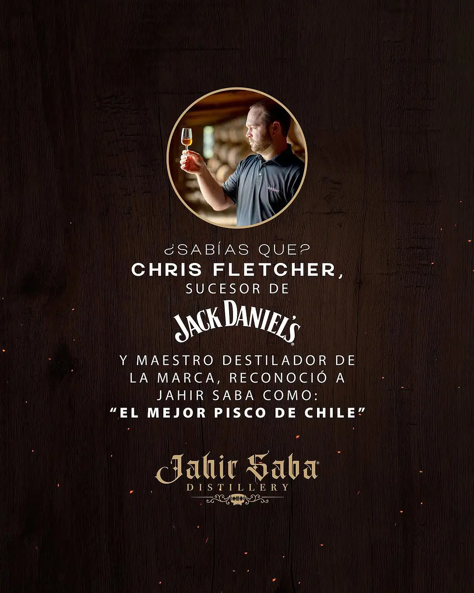 Pisco Jahir Saba 750 Ml 40° 4 Años 3