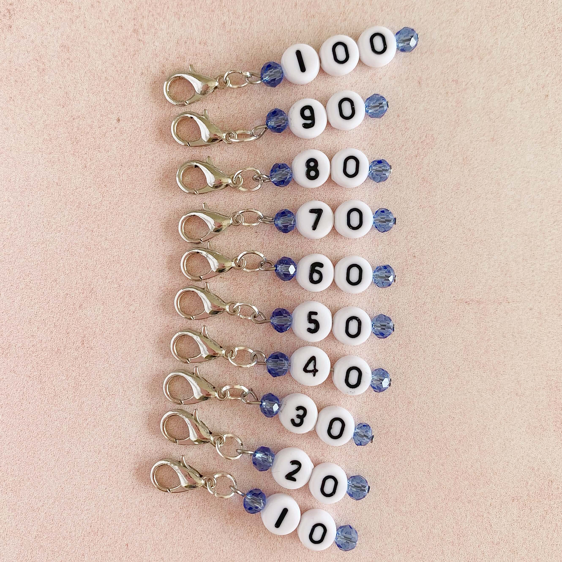 Marcadores numerados 1