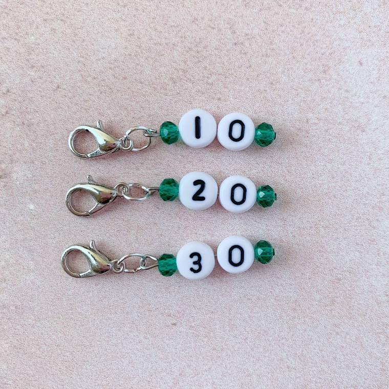 Marcadores numerados 8