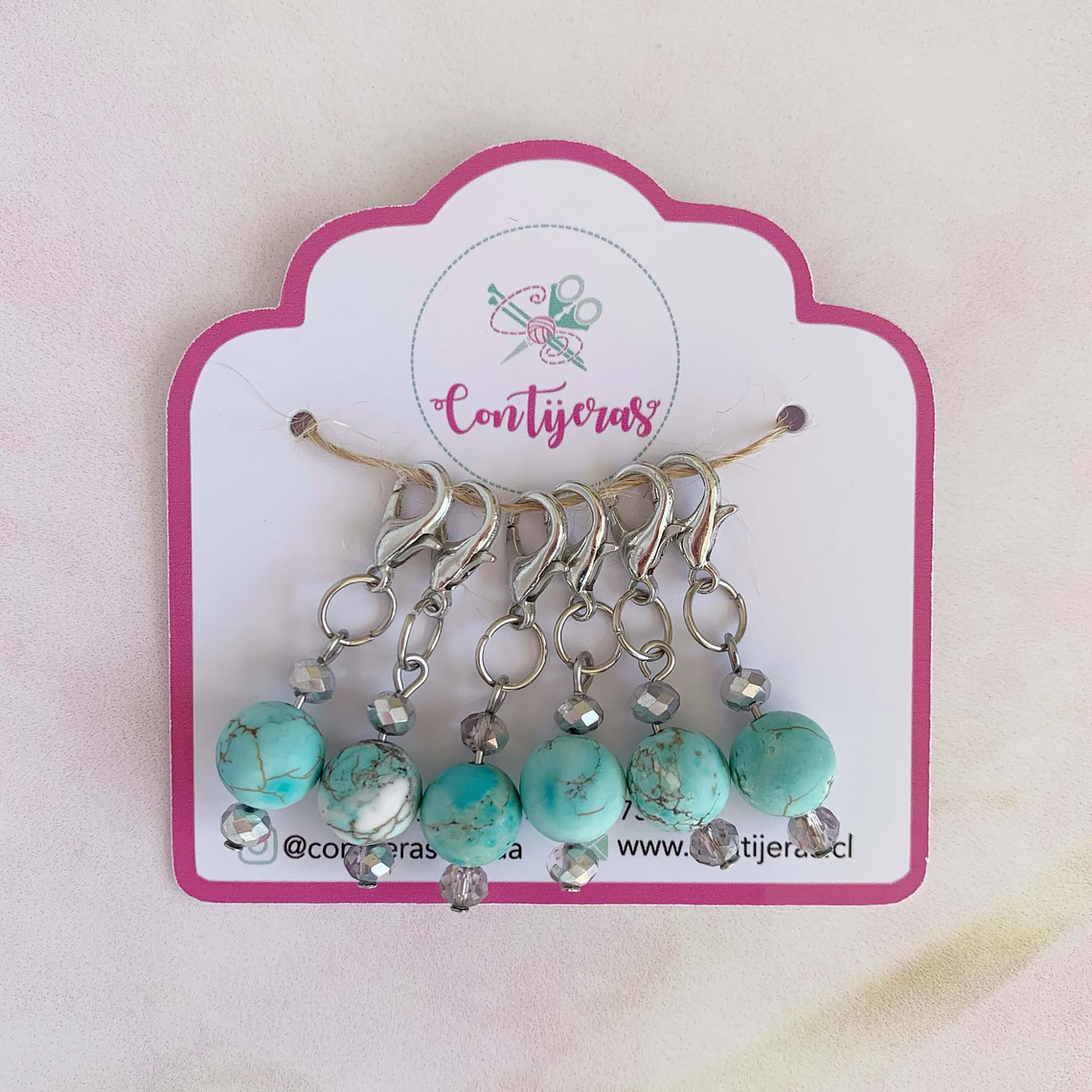 Set Marcador Agata Simple 5