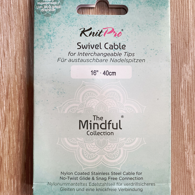 Cable Conector Giratorio KnitPro 1