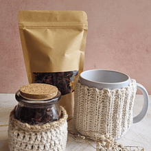 Set Cup Cover a Crochet
