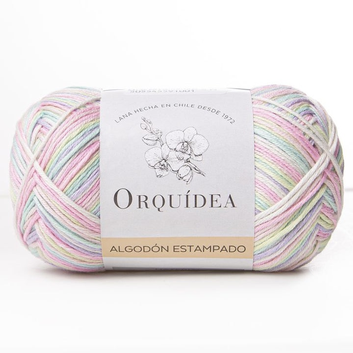 Algodón Estampado Gardenia Orquídea 1
