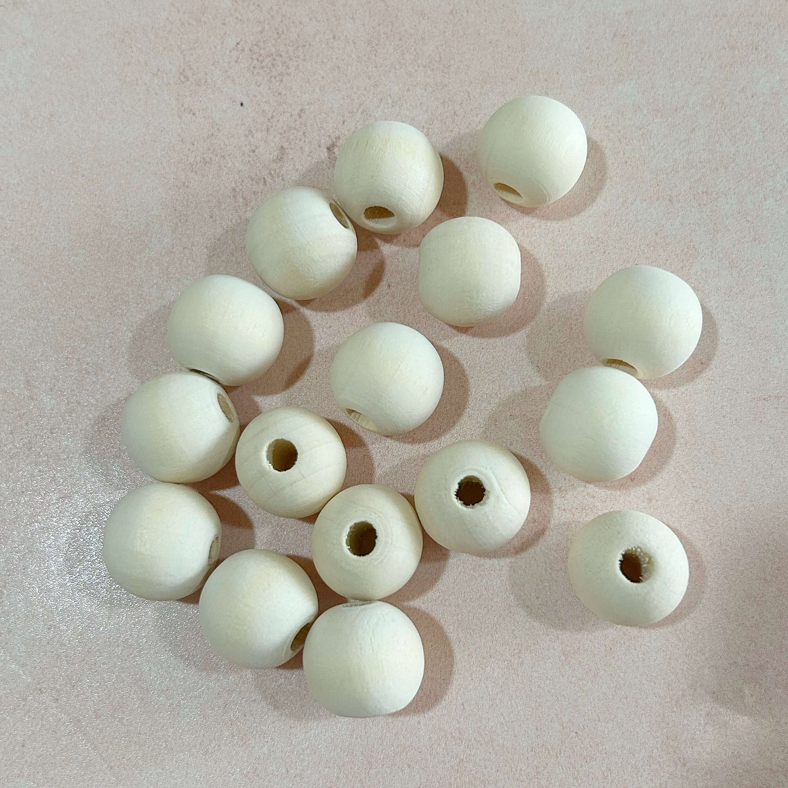 Cuentas de madera sin barnizar 1