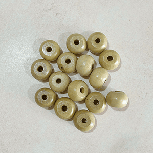 Cuentas de madera barnizadas 