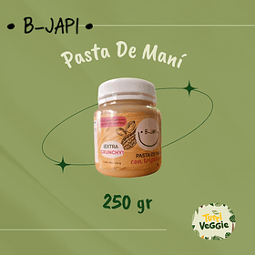 Pasta de maní crunchy 250grs.