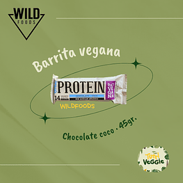 Barra Wild Protein chocolate coco 45 g