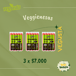 Veggienesas Vegusta  3 x $7.000