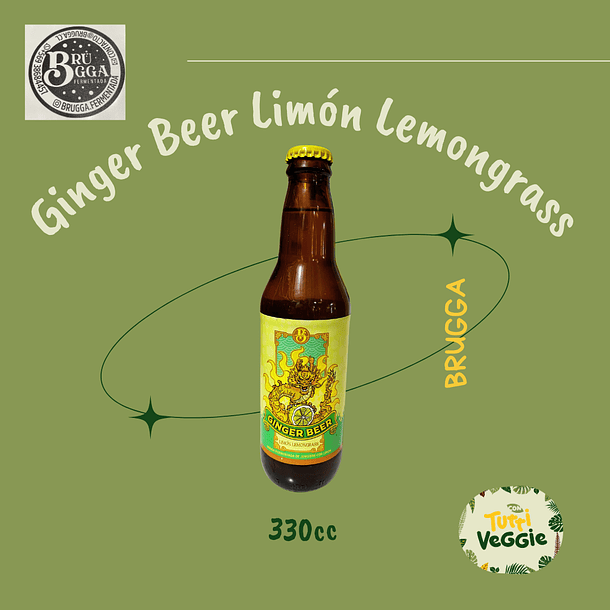 Ginger Beer Limón Lemongrass 330cc